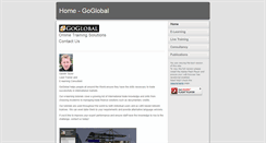 Desktop Screenshot of goglobaltraining.com